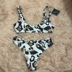 Leopard Tank Bikini Set